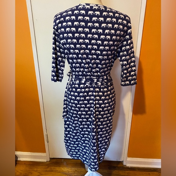 Sugarhill Brighton Marian Elephant Print Wrap Dress - Picture 3 of 7